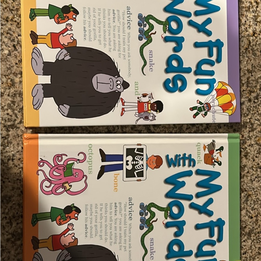My Fun Words Children's Books - Colorful Illustrated Set